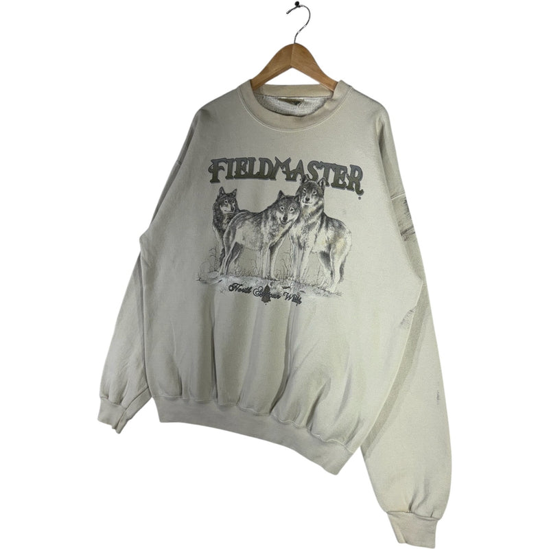 Vintage FieldMaster Wolves Graphic Crewneck