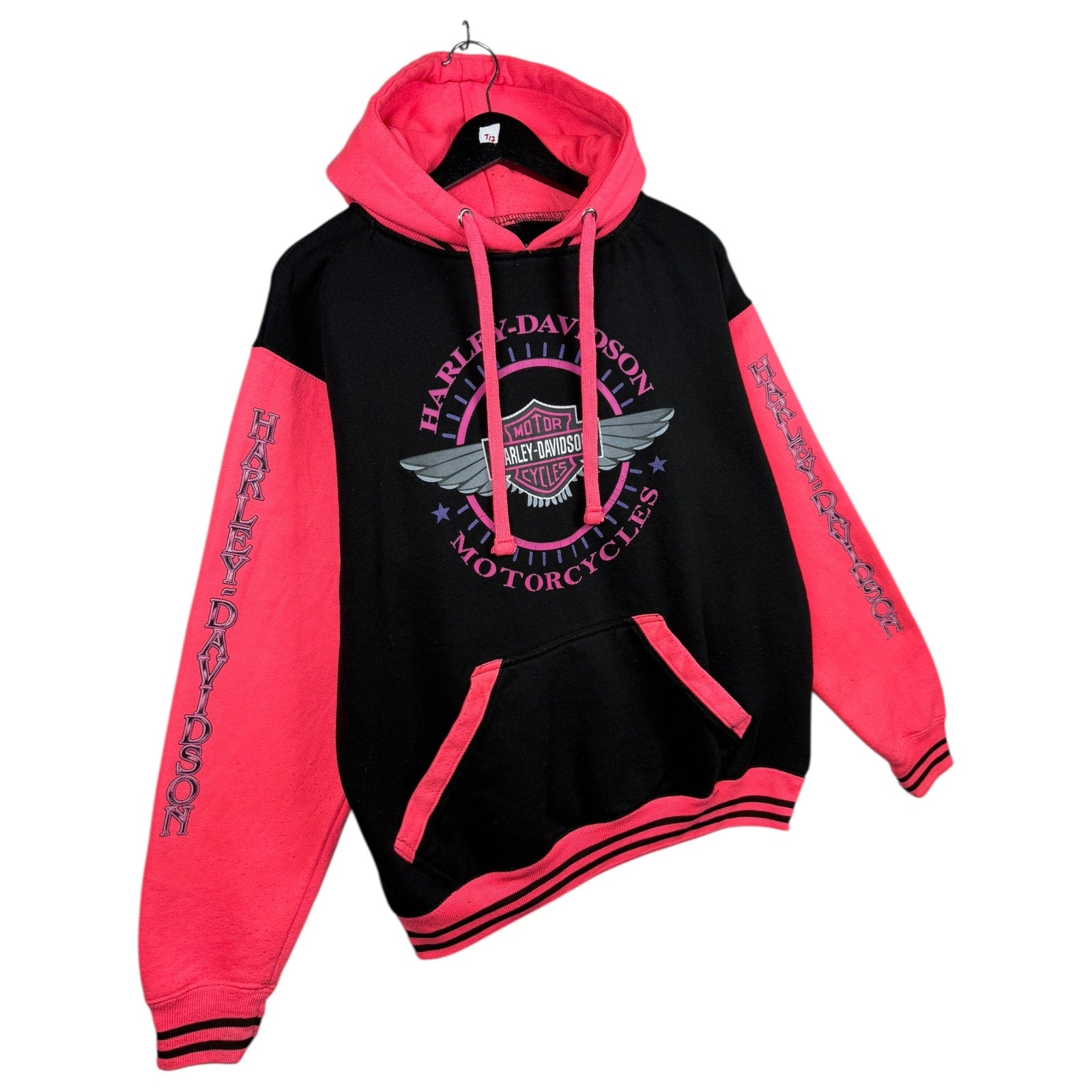 Vintage Harley Davidson Wing Logo Hoodie