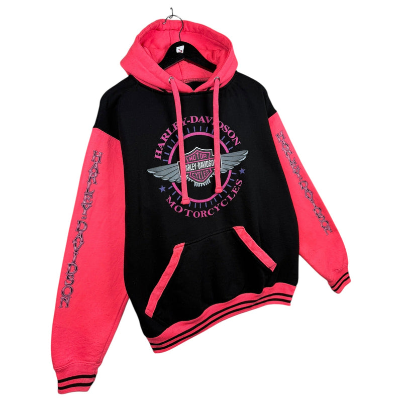 Vintage Harley Davidson Wing Logo Hoodie
