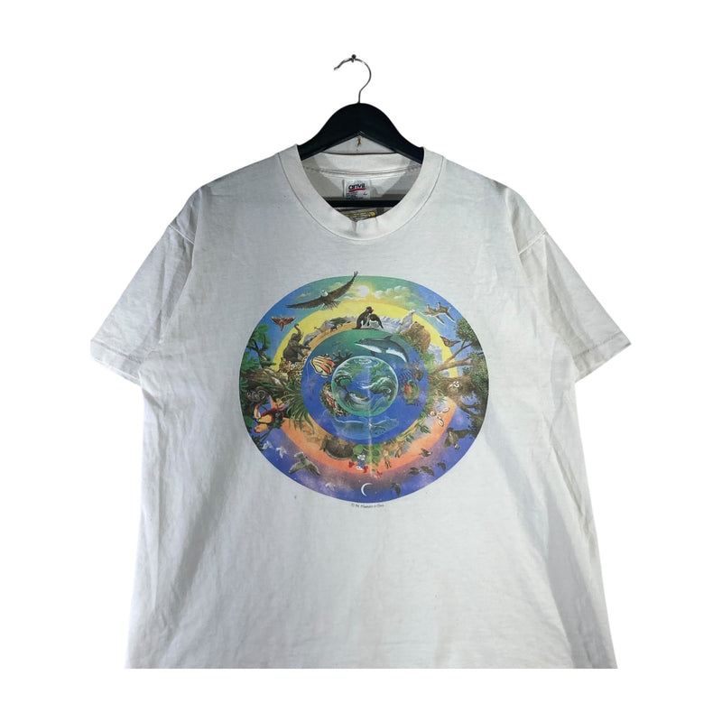Vintage Animals Planet Pre-Shrunk Short Sleeve T-Shirt