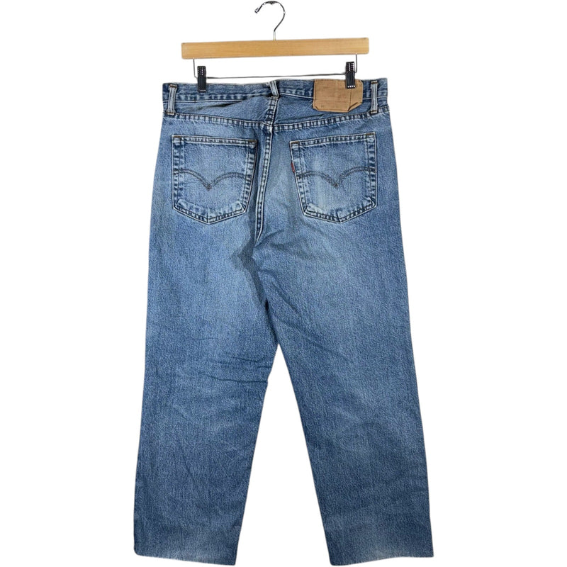Vintage Levi's 501 Light Wash Straight Leg Jeans