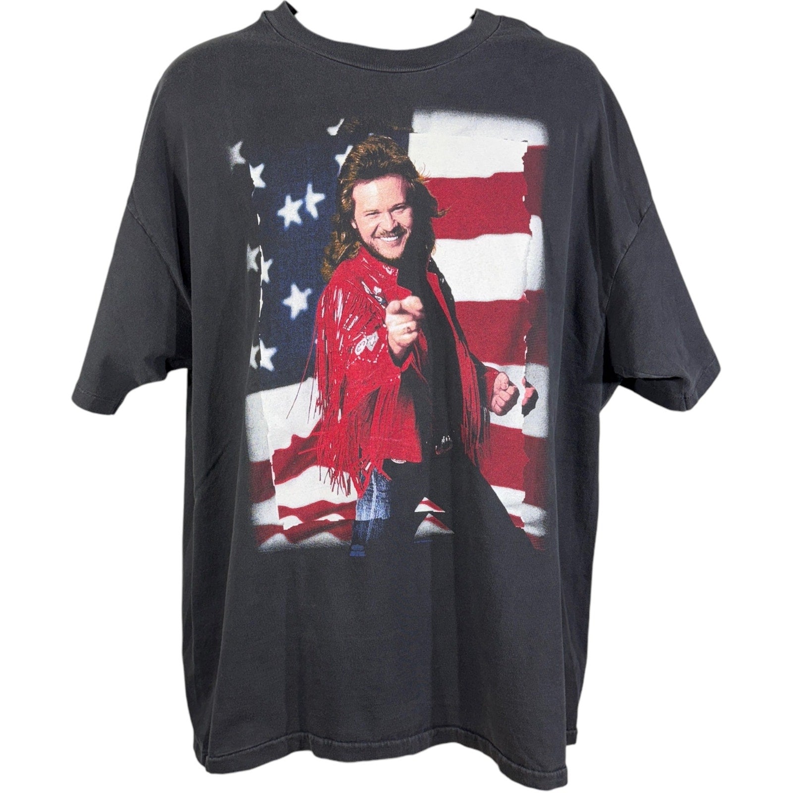 Vintage Winterland Travis Tritt American Flag Tee 1993