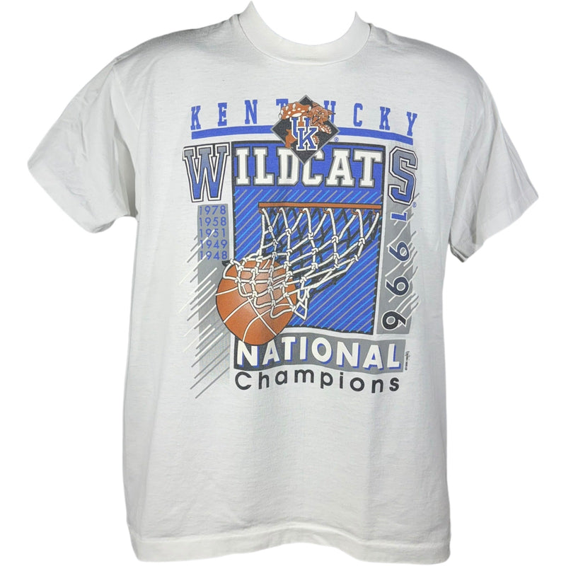 Vintage University Of Kentucky Wildcats Basketball Tee 1996