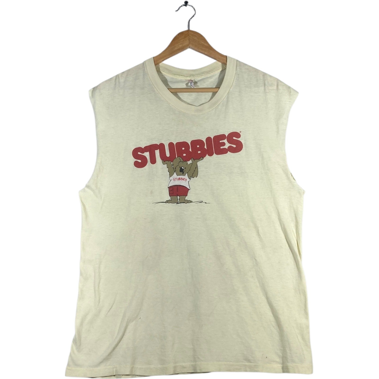 Vintage Stubbles Muscle Sleeve Tank Top