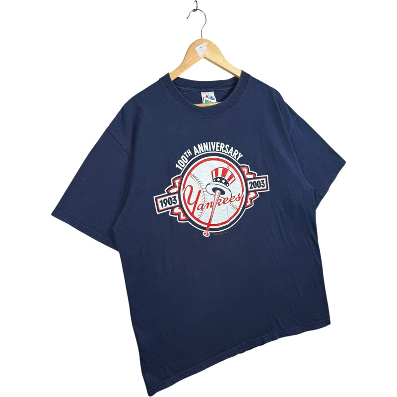 Vintage Majestic New York Yankees 100th Anniversary MLB T-Shirt
