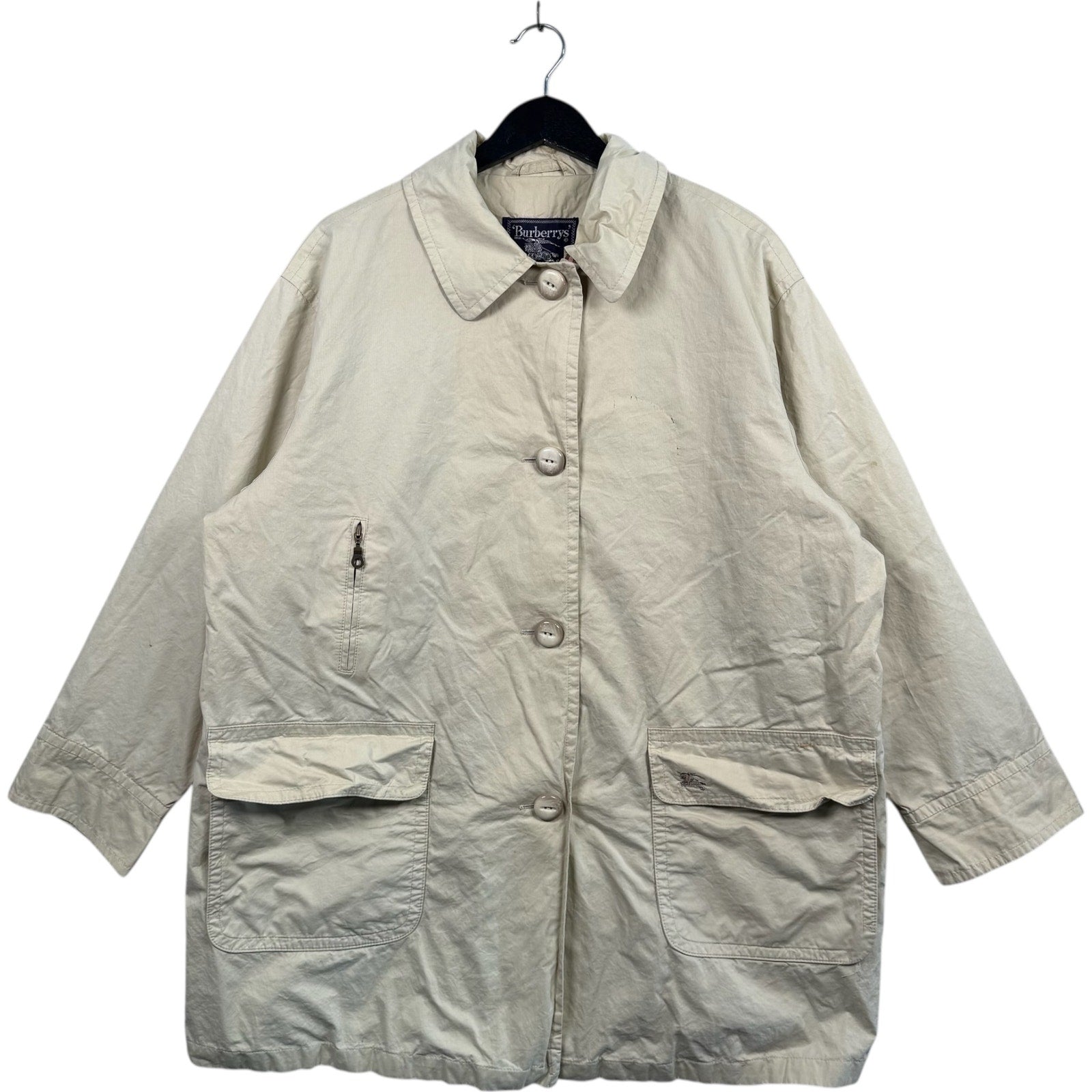 Vintage Burberry Button Up Jacket