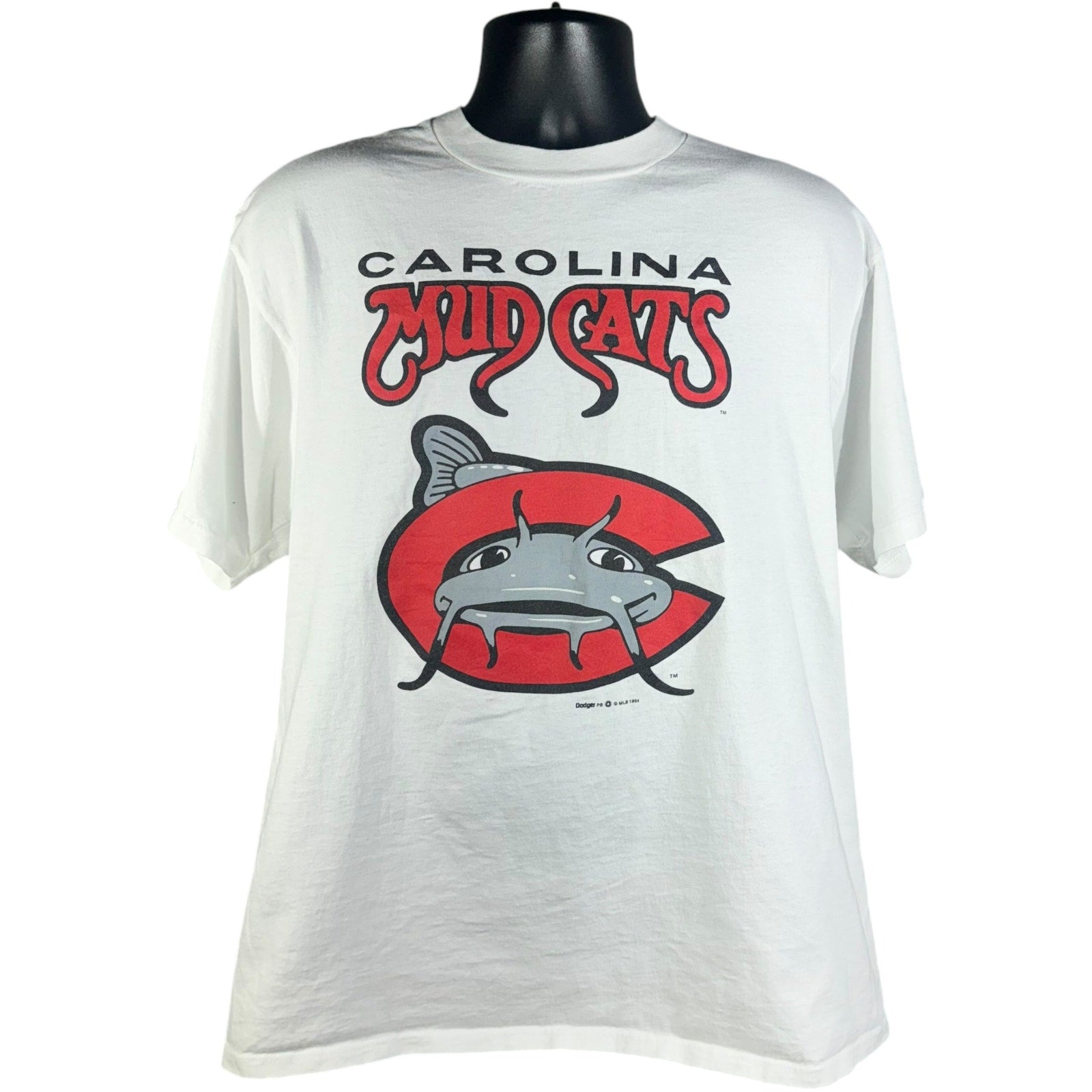 Vintage Carolina Mud Cats Minor League Baseball Tee 1994