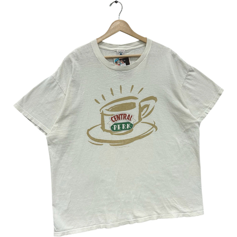 Vintage Central Perk Spellout Logo Friends TV Show Tee