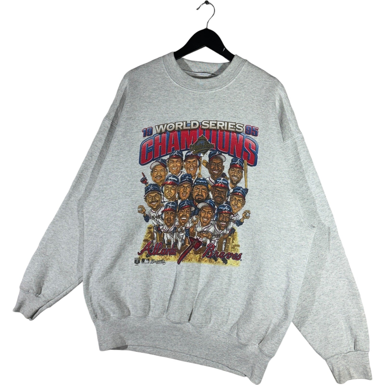 Vintage Atlanta Braves World Series Champions MLB Crewneck