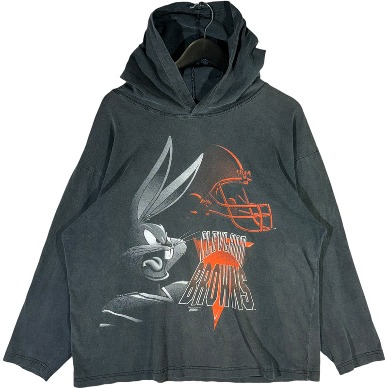 Vintage Bugs Bunny Cleveland Browns Hoodie