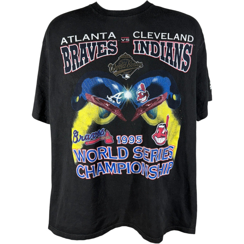 Vintage Starter Braves VS Indians World Series MLB Tee 1995