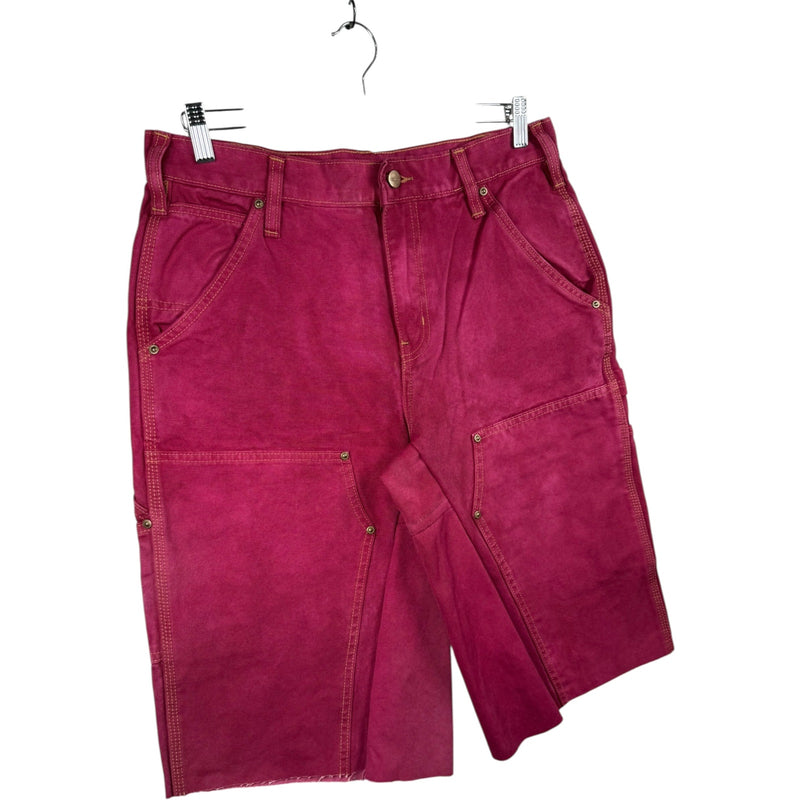 Vintage Carhartt Double Knee Carpenter Cut-out Cargo Shorts 34