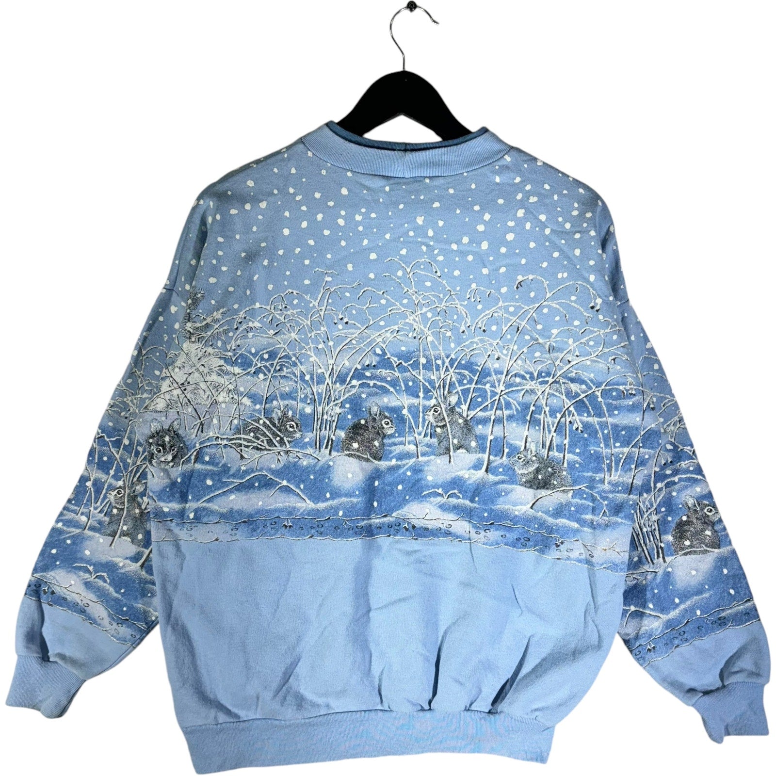 Vintage Winter Nature AOP Crewneck