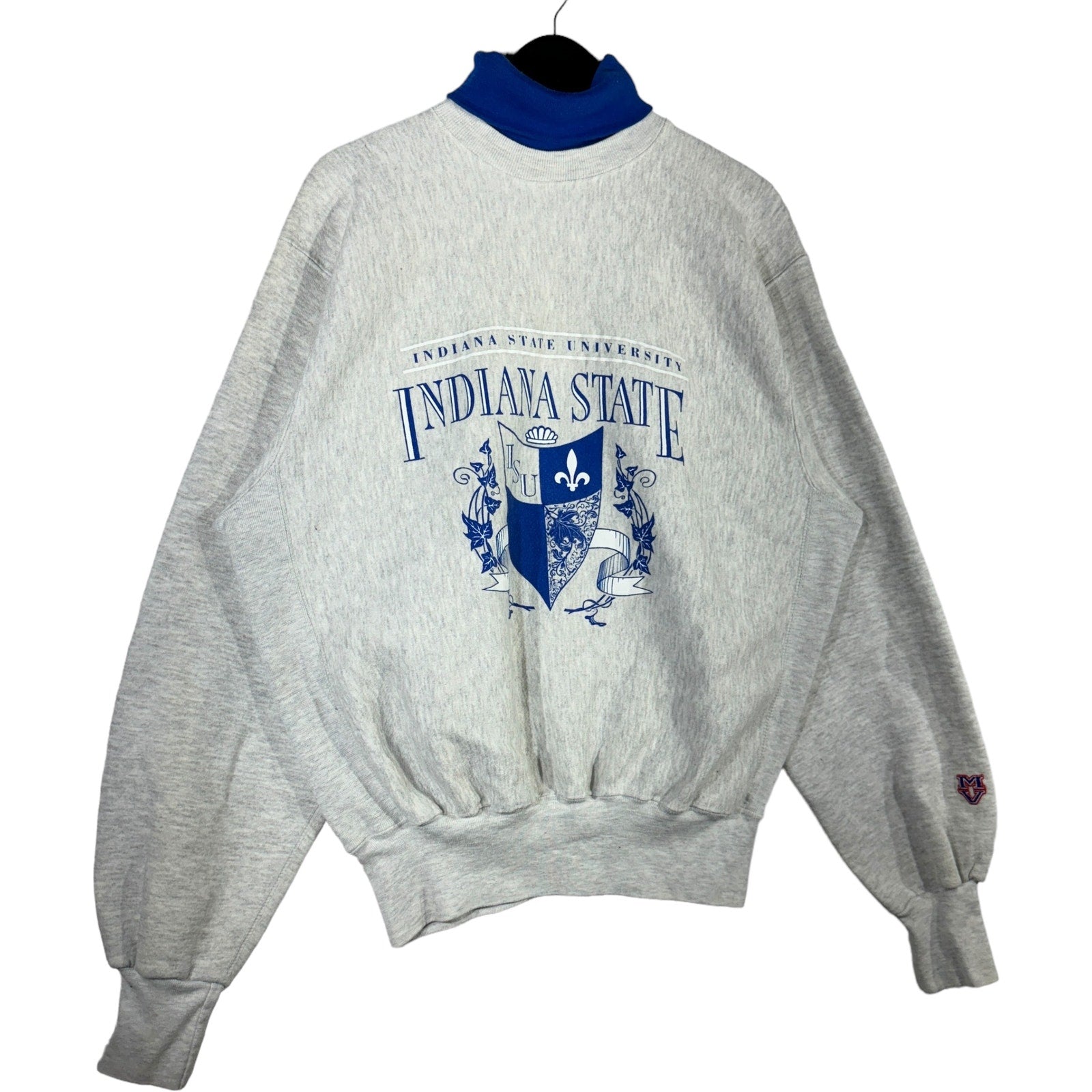 Vintage Indiana State University Mockneck Crewneck