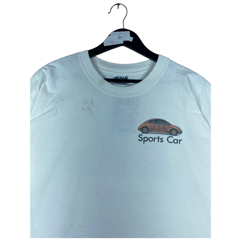 Vintage Basketball Hall Of Fame Sports Car T-Shirt