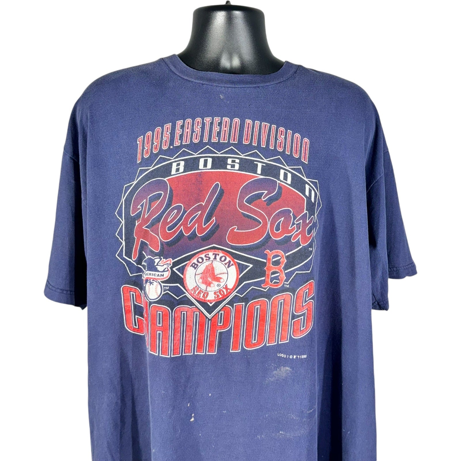 Vintage Boston Red Sox Eastern Division Champions Tee 1995