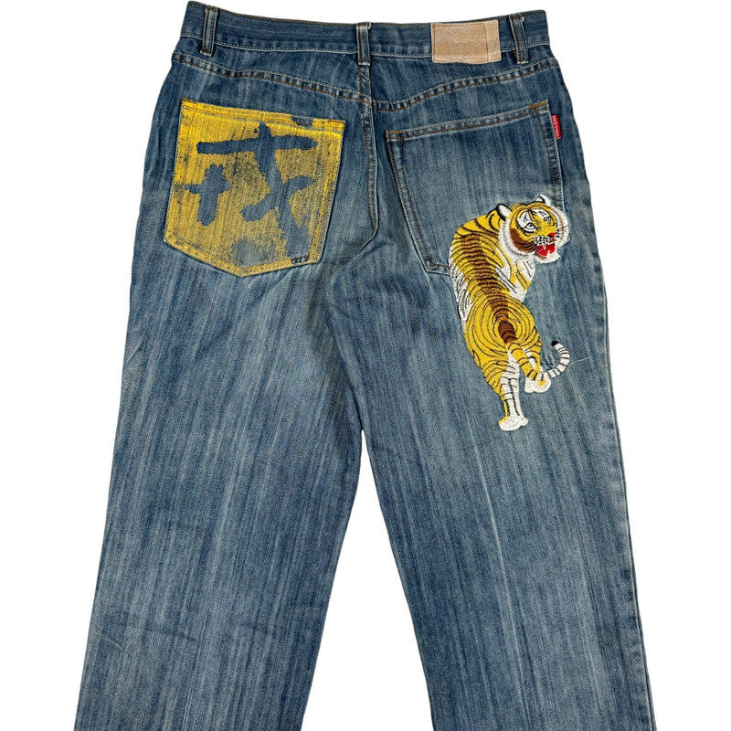 Vintage Pace Steed Wide Leg Denim Jeans