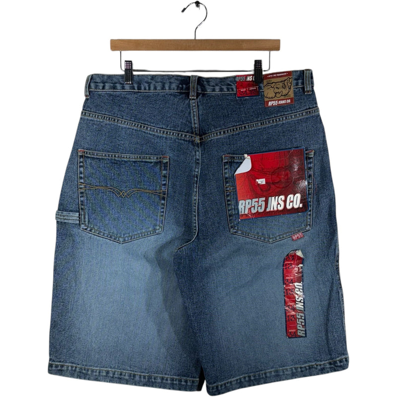 Vintage RP55 Jeans Co. Baggy Denim Shorts 38x13 NWT