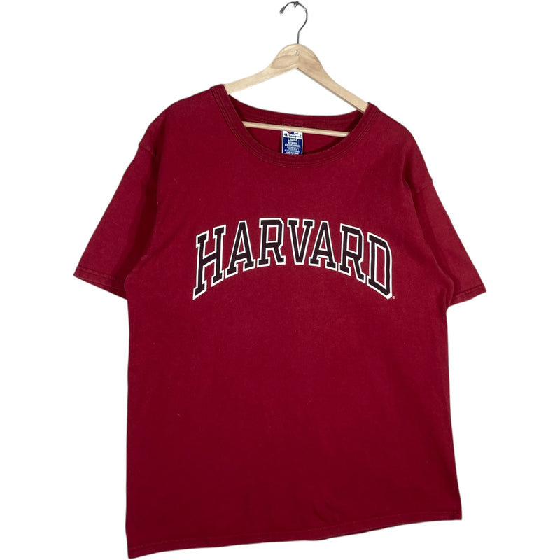 Vintage Harvard University Arch Logo Spellout Crewneck