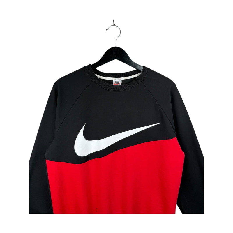 Vintage Nike Colorblock Big Swoosh Graphic Crewneck