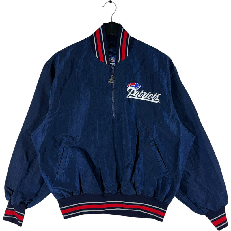 Vintage Starter New England Patriots 1/4 Zip Windbreaker 90s