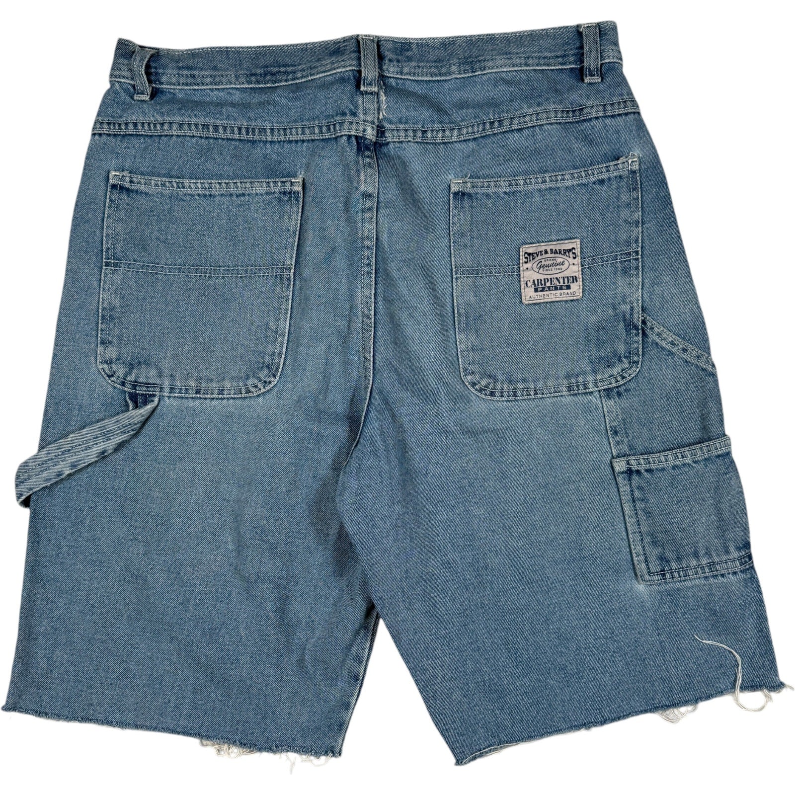 Vintage Cut Off Denim Carpenter Shorts 33