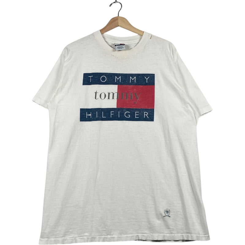 Vintage Tommy Hilfiger Big Chest Logo Tee
