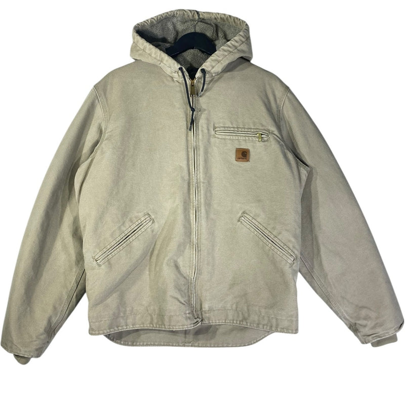 Vintage Carhartt Fill Zip Workwear Hoodie Jacket