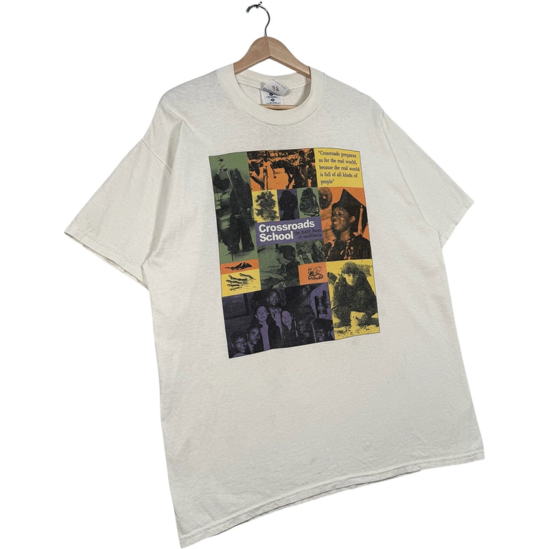 Vintage Crossroads School "The Many Faces of Excellence" Tee