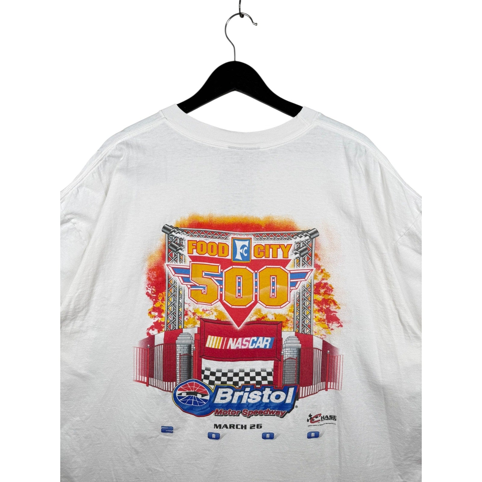 Vintage Bristol Motor Speedway Food City 500 NASCAR Racing T-Shirt