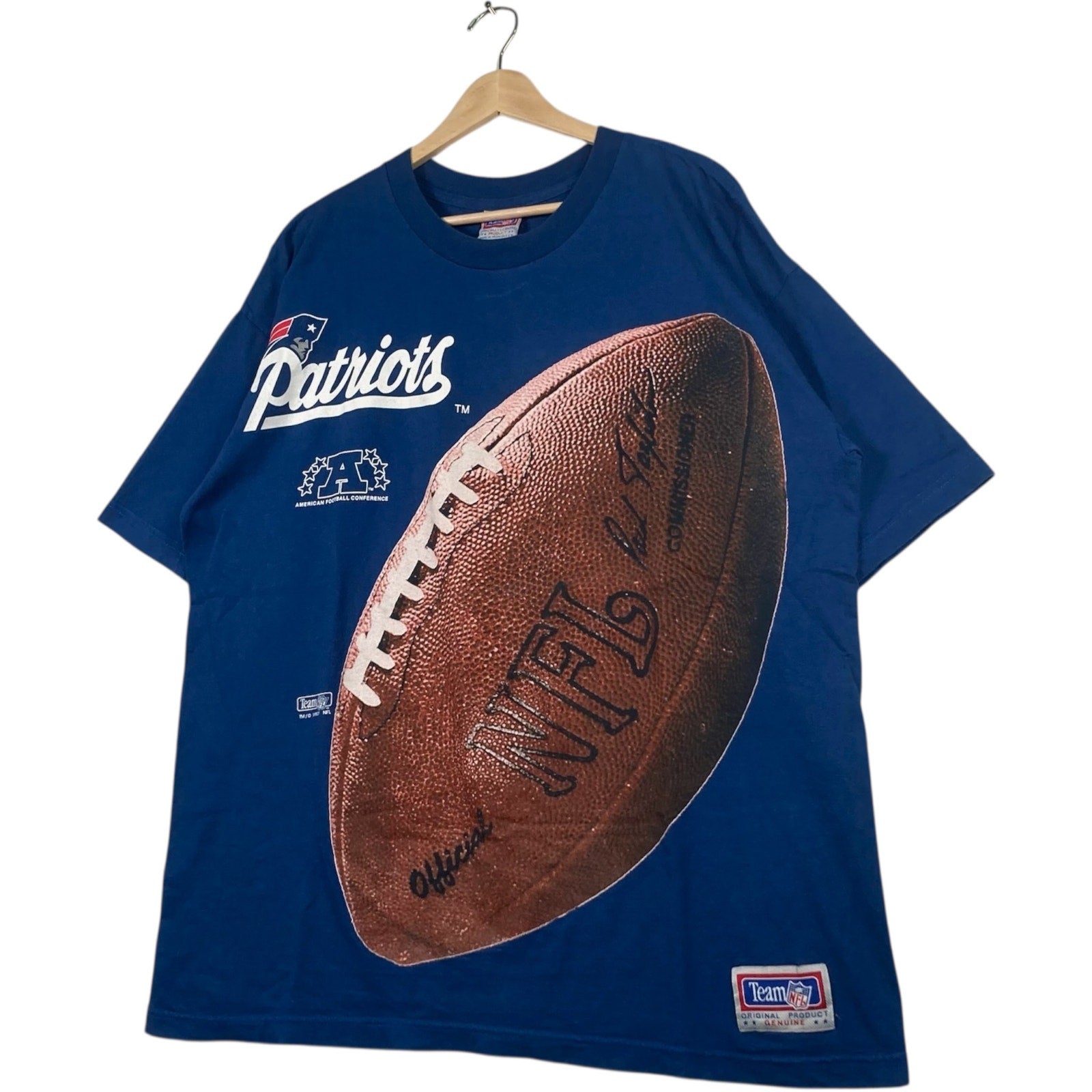 Vintage NFL New England Patriots Football Tee