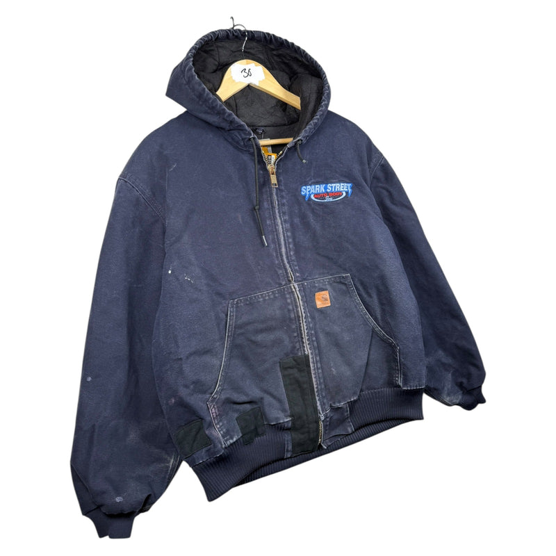 Vintage Carhartt Spark Street Auto Full Zip Hoodie