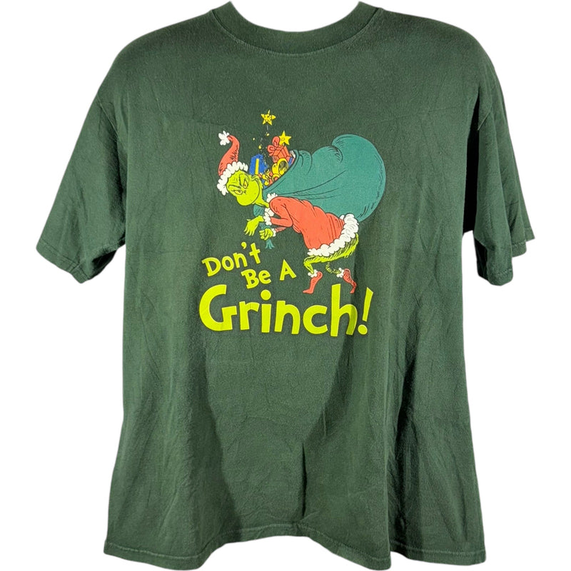 Vintage Dr. Seuss Don't Be A Grinch Christmas Tee