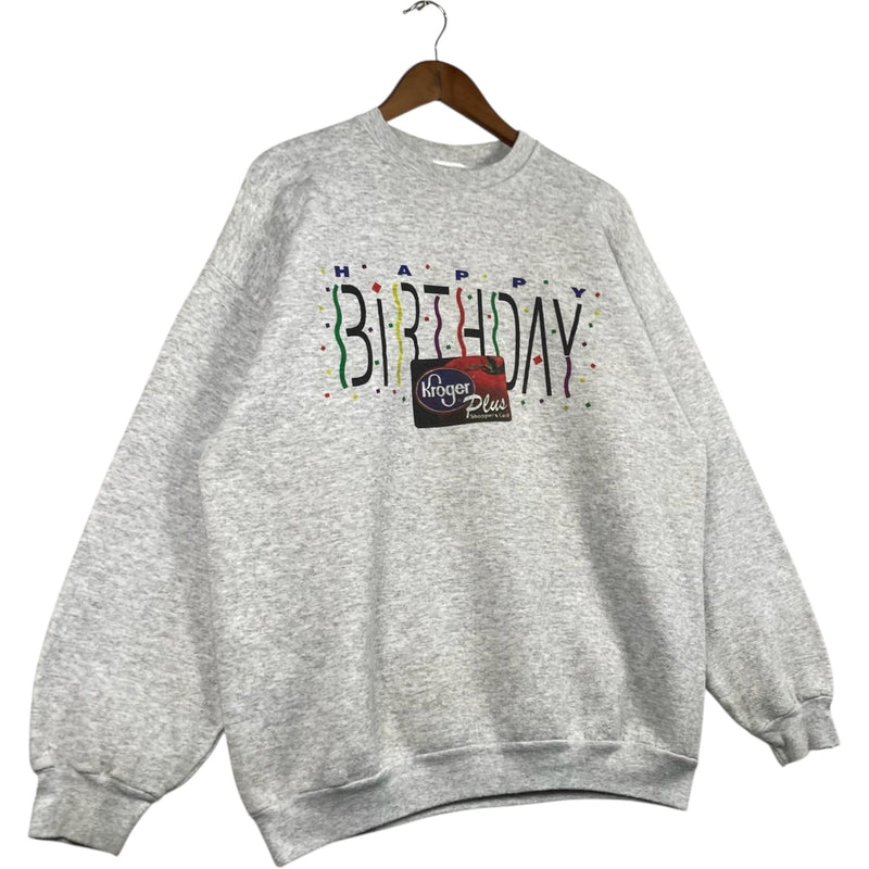 Vintage Happy Birthday Kroger Crewneck