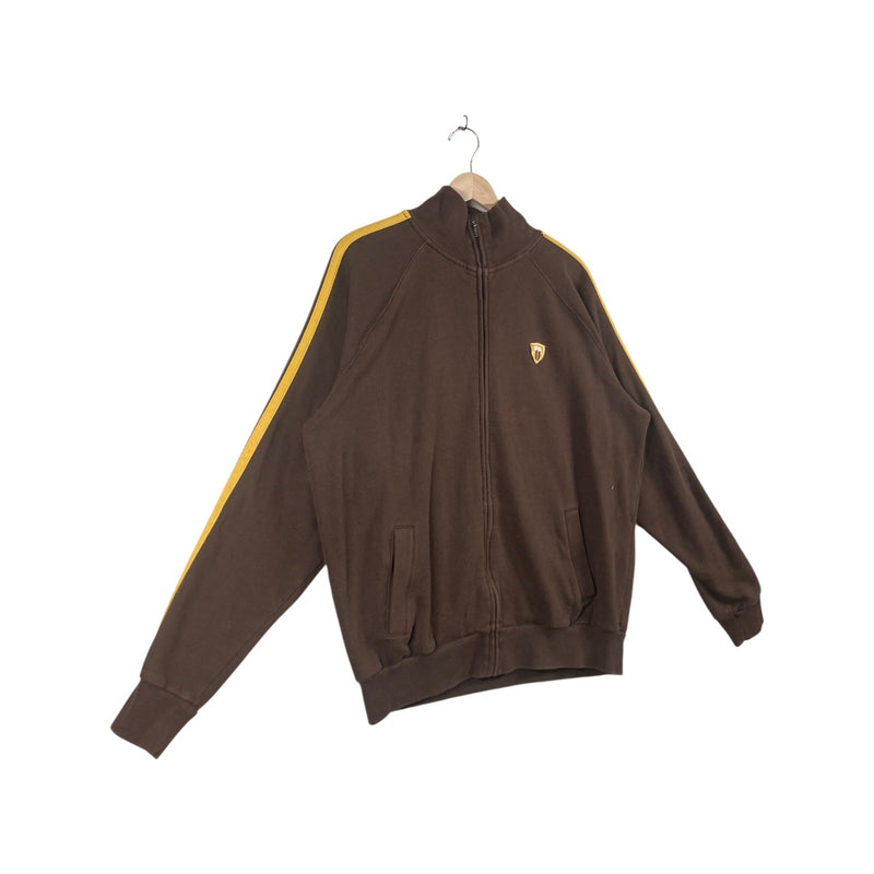 Vintage Mossimo Striped Full Zip Track Jacket