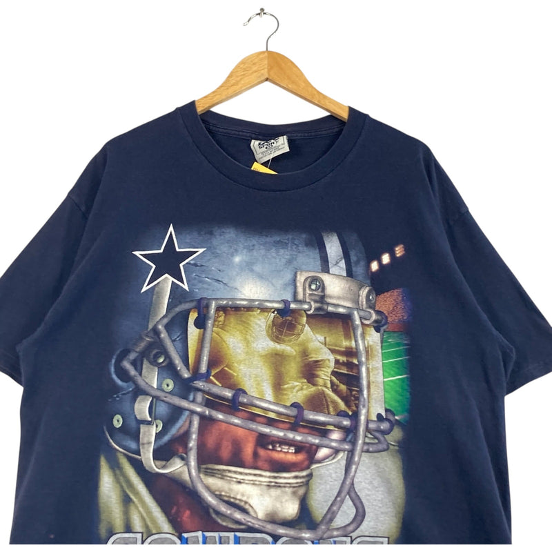 Vintage Dallas Cowboys Helmet Reflection NFL Tee