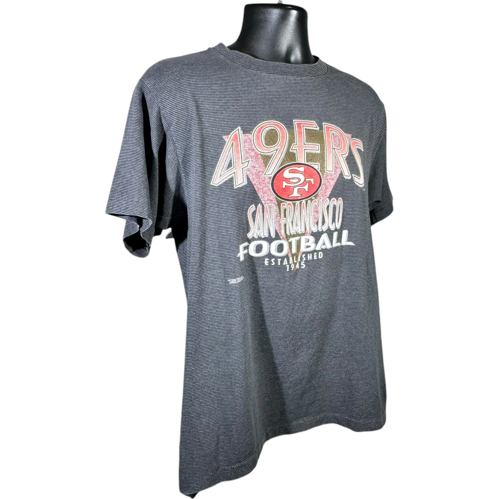 Vintage San Francisco 49ers Striped NFL Tee