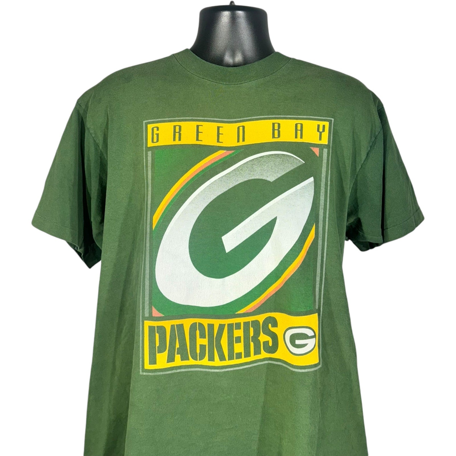 Vintage Green Bay Packers Logo NFL Tee