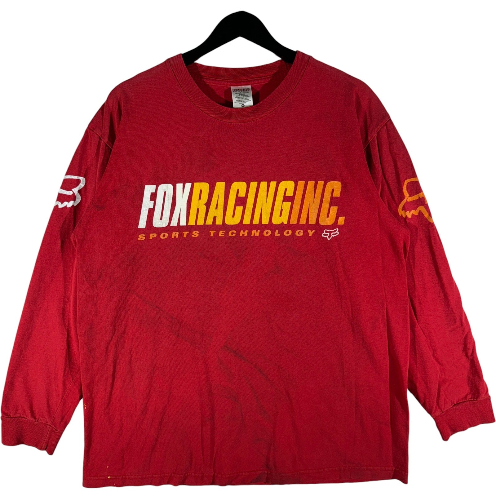 Vintage Fox Racing Squirt 400 Spellout Long Sleeve