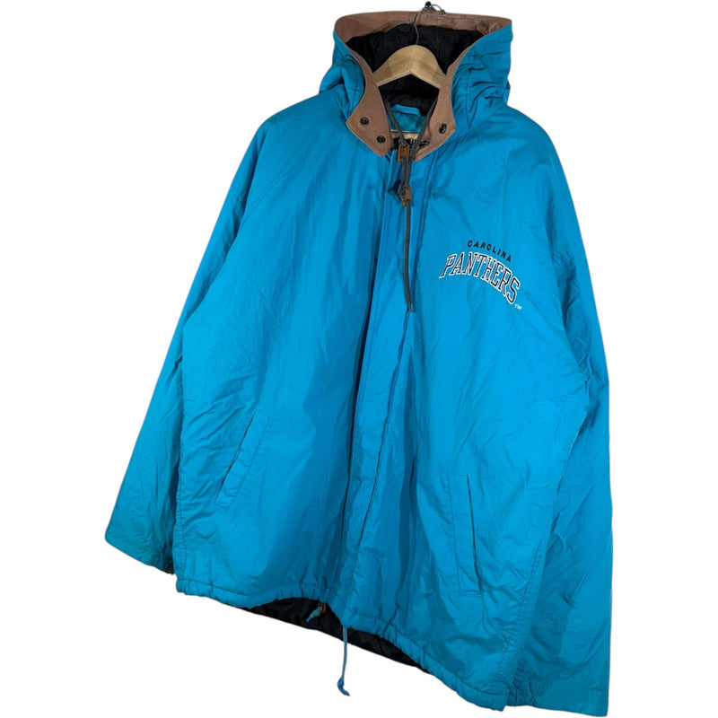 Vintage Starter Carolina Panthers Hooded Full Zip Jacket 90s