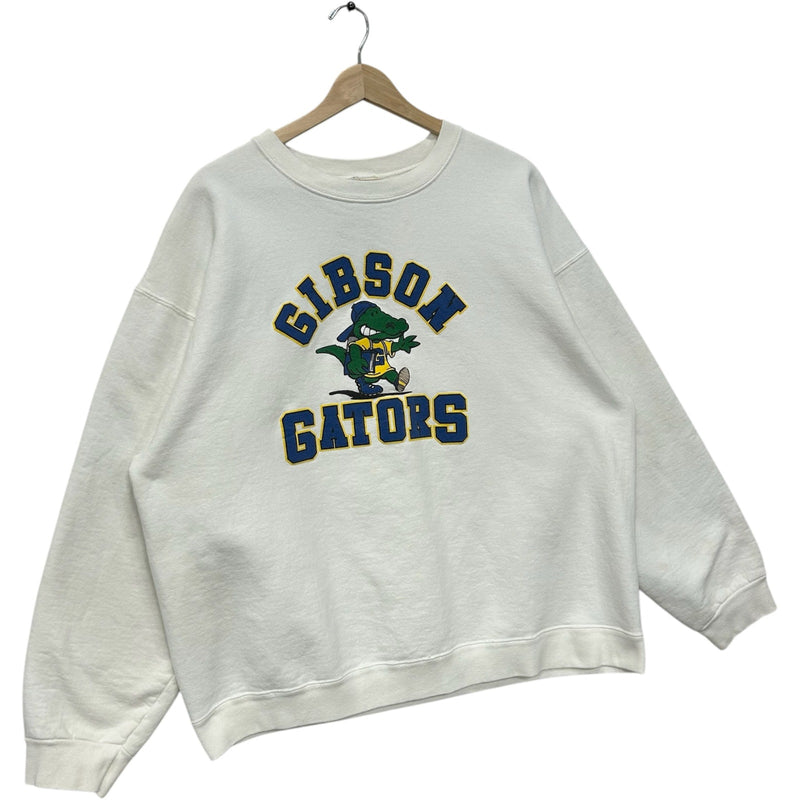 Vintage Gibson Gators Spellout Mascot Crewneck 90s