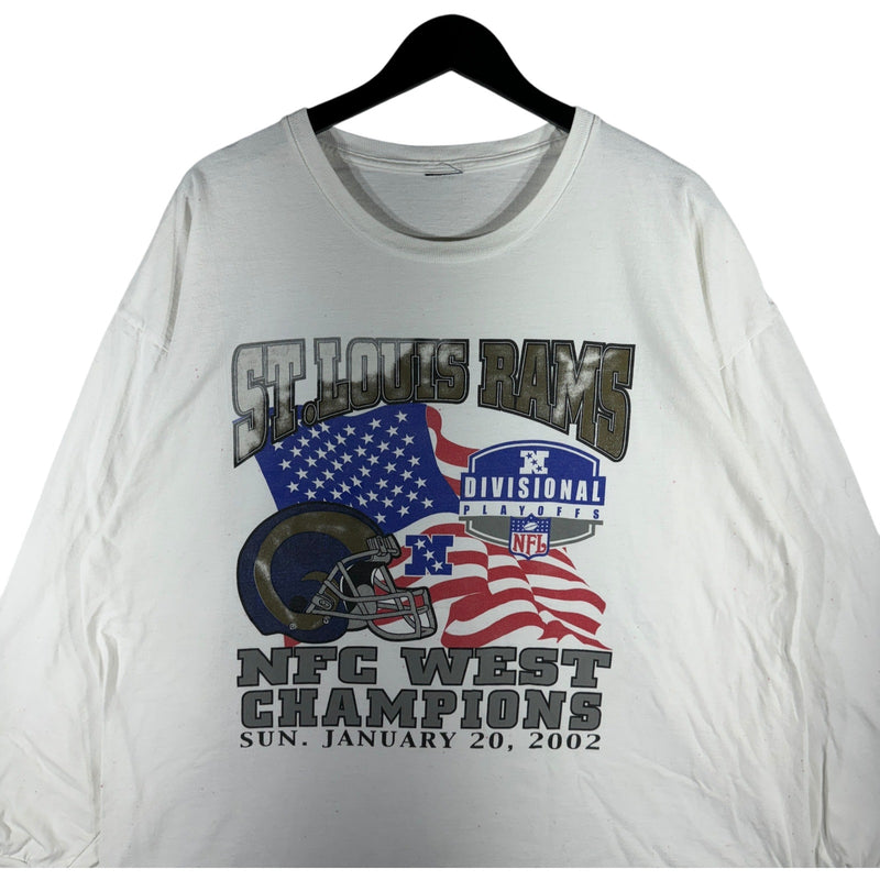 Vintage St. Louis Rams NFC West Champions Long Sleeve 2002