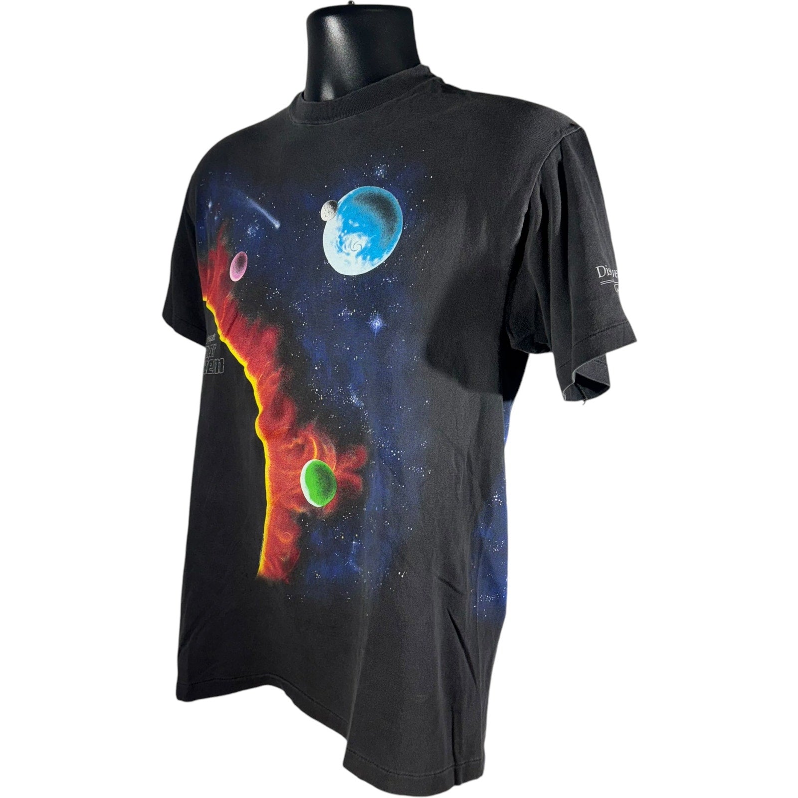 Vintage Dynamic Solar System Outer Space Graphic Tee 90s