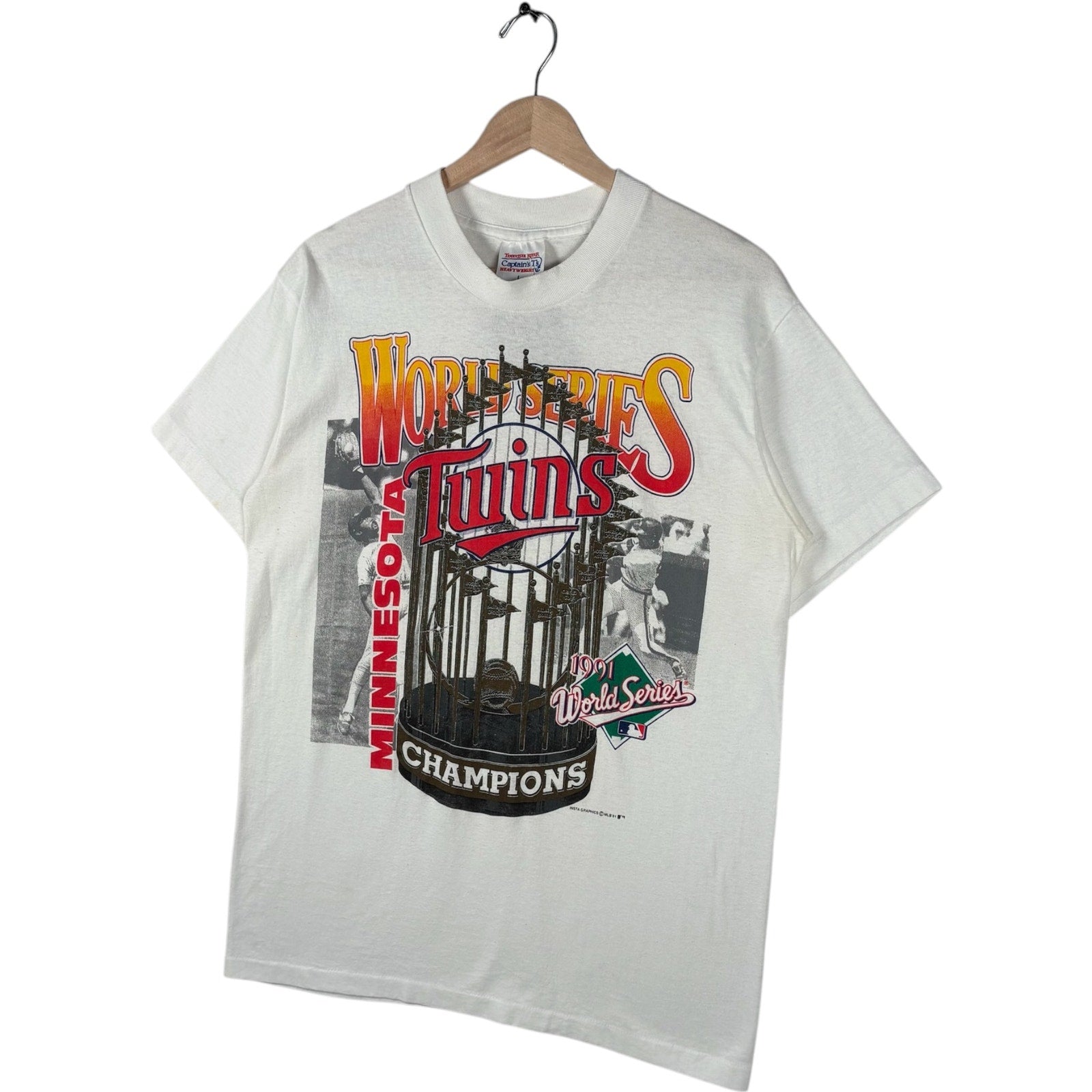 Vintage Minnesota Twins World Series Championship MLB Tee 1991