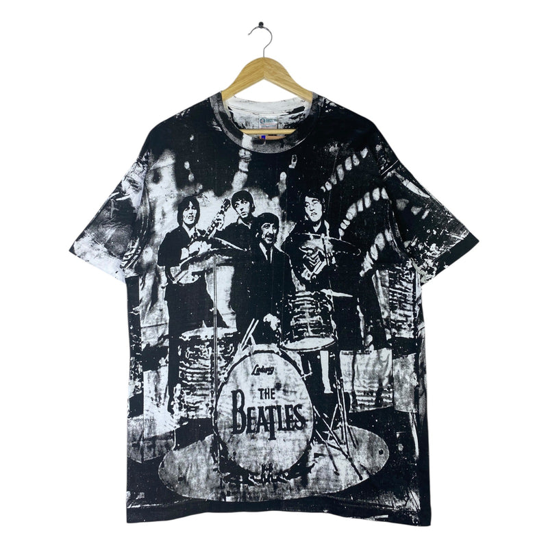 Vintage The Beatles Allover Print T-Shirt