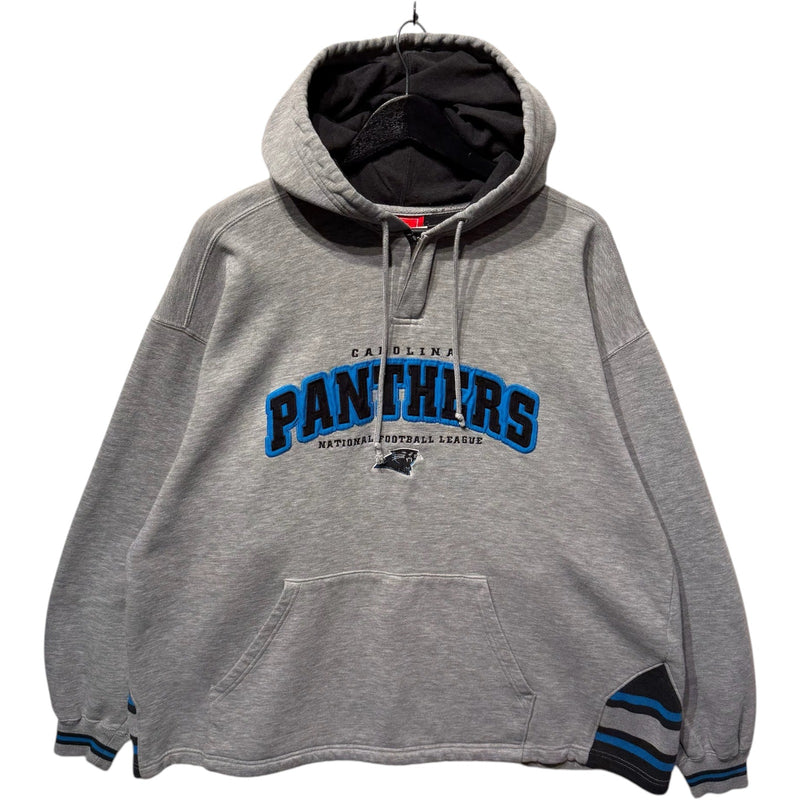 Vintage Carolina Panthers Embroidered Spellout NFL Hoodie