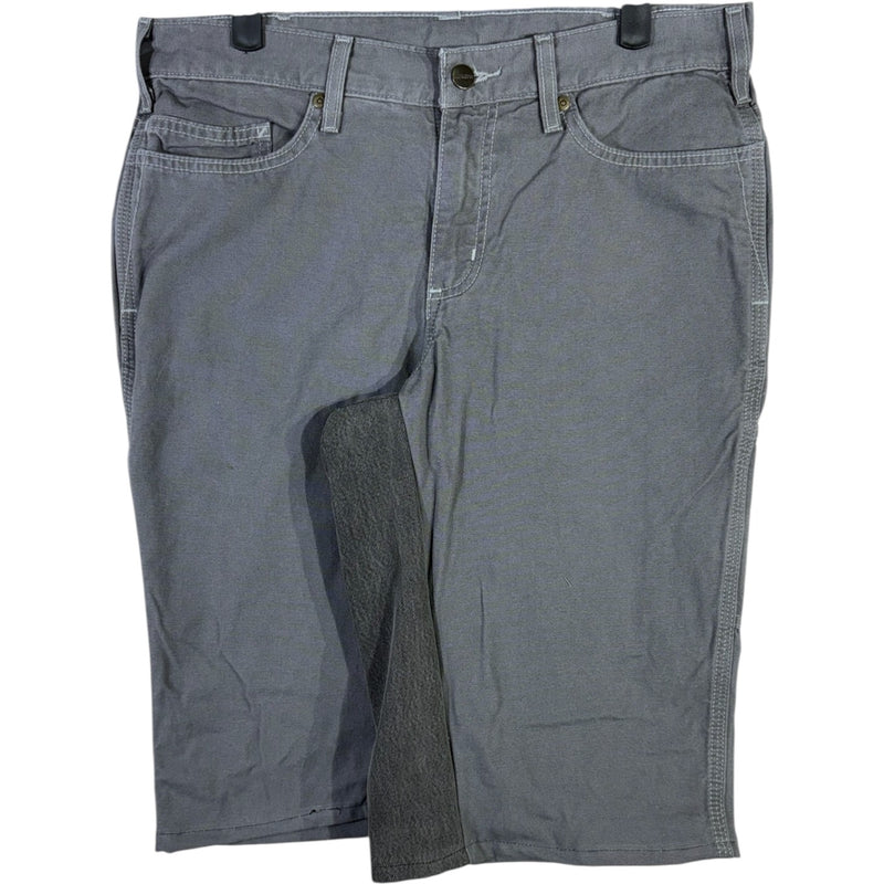 Vintage Women's Carhartt Cut & Sew Cargo Shorts 10