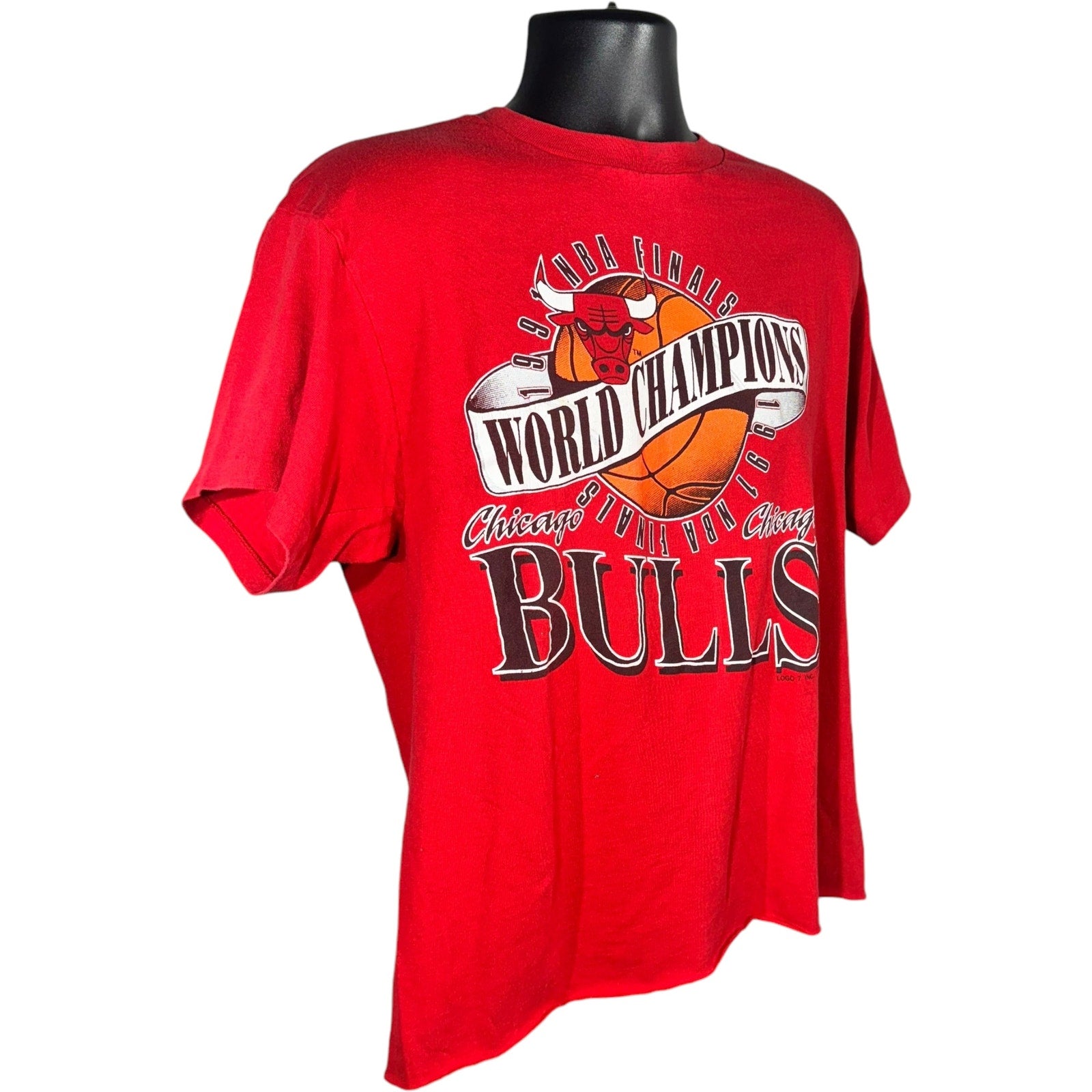 Vintage NBA Chicago Bulls World Champions Tee 1991