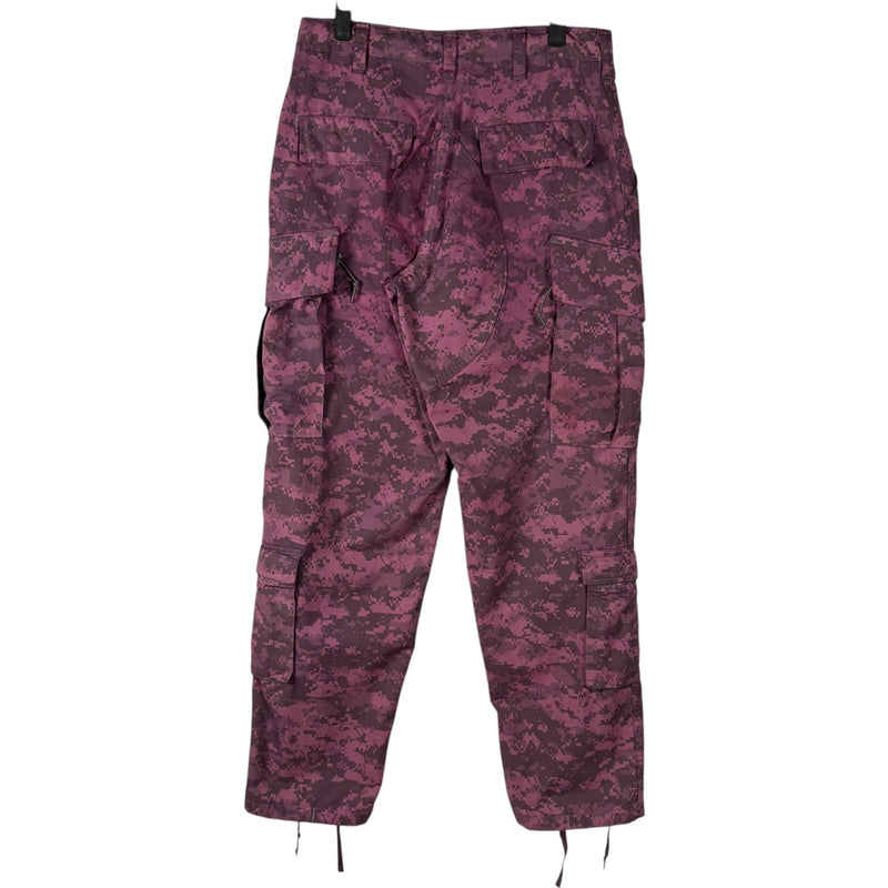 Vintage Overdyed Digital Camouflage Cargo Pants 30x32