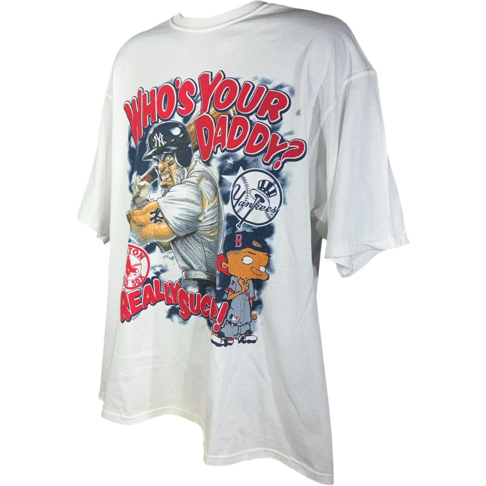 Vintage NY Yankees "Who's Your Daddy" Anti Boston MLB Tee